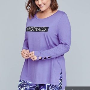 NWT LIVI Active Motivated Graphic Active Tee